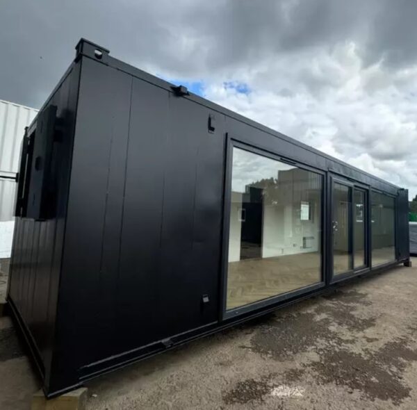 Modularer Container 32 x 10 ft – Büro/Kantine mit Panoramafenstern – Bild 8