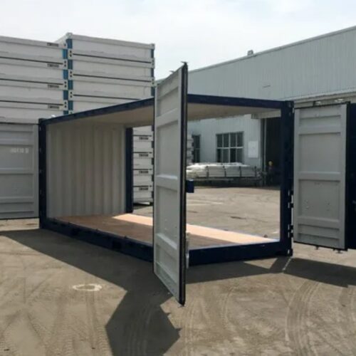 Gebrauchter 20 Fuß Seecontainer mit doppelter Seitentür