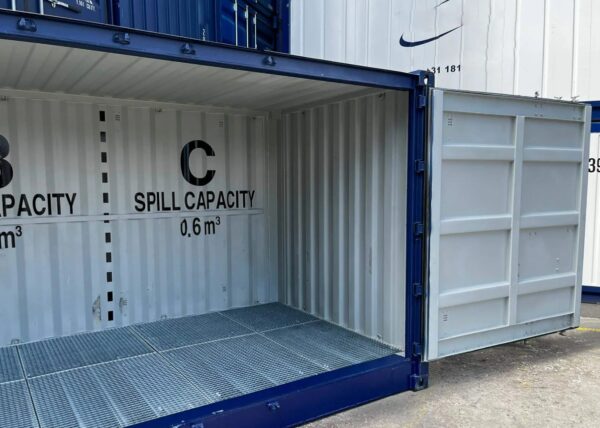 20 Fuß Open Side Seecontainer mit Auffangwanne – Bild 6