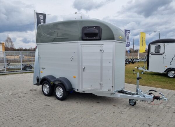 Humbaur Equitos Alu Plus 2000 Anhänger mit Sattelkammer und Seitentüren