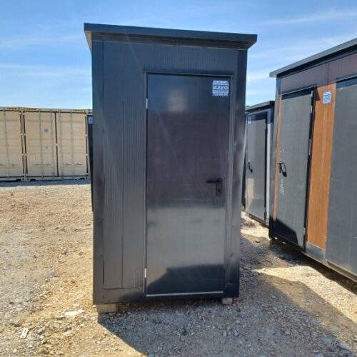 Sanitäranlage Einzel-WC mit Urinal – Abmessungen 172 × 140 × 240 cm