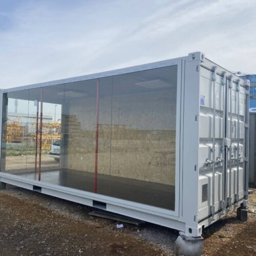 Ausstellungscontainer in 20 Fuß DV Seecontainer
