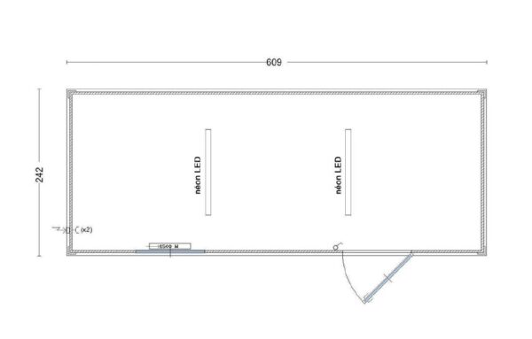6 Meter Baustellencontainer – Bild 15
