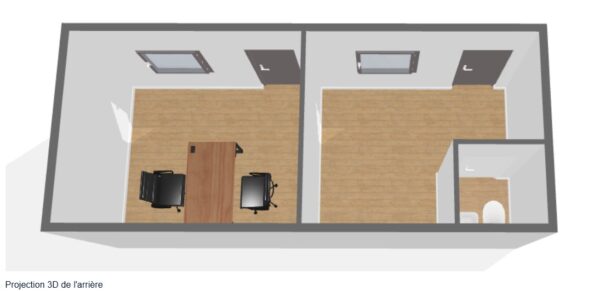 Sozialcontainer 21 m² – mit Küche, WC und Umkleideraum – Bild 6