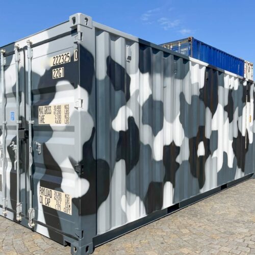 20 Fuß Seecontainer Camouflage