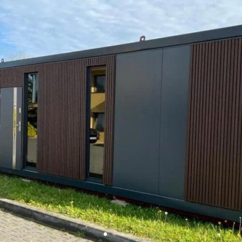 Haus Container, das das ganze Jahr über bewohnbar ist – 30 m² Komfort und Modernität