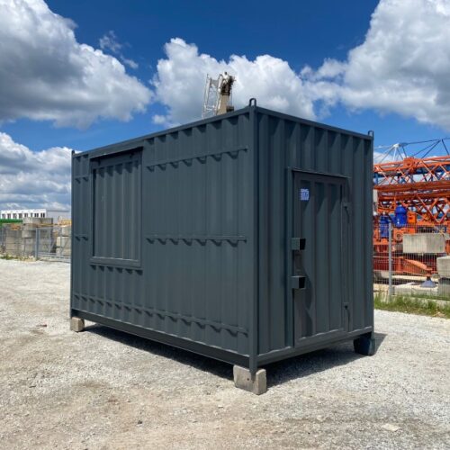 250×450 Catering Container – Doppelte Klappe mit Öffnung nach oben und Decke