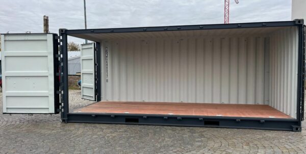 Gebrauchter 20-Fuß-Seecontainer mit Seitenöffnung – Bild 3