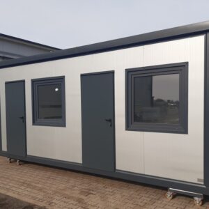 Sozialcontainer 21 m² – mit Küche, WC und Umkleideraum