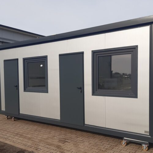 Sozialcontainer 21 m² – mit Küche, WC und Umkleideraum