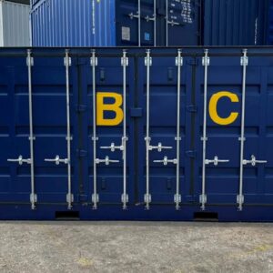 20 Fuß Open Side Seecontainer mit Auffangwanne