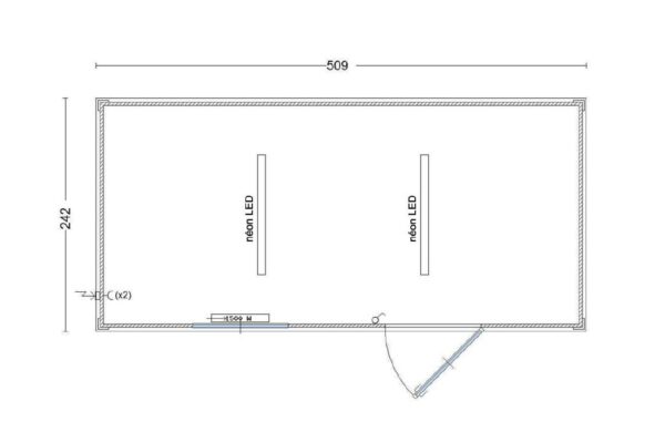 5 Meter Baustellencontainer – Bild 6