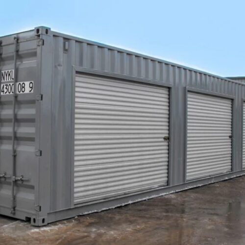 40-Fuß-Container mit Rolltüren – Sichere und zugängliche Lagerung