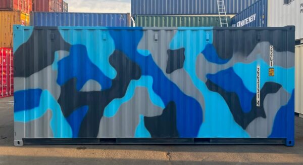 20 Fuß Seecontainer Camouflage – Bild 7