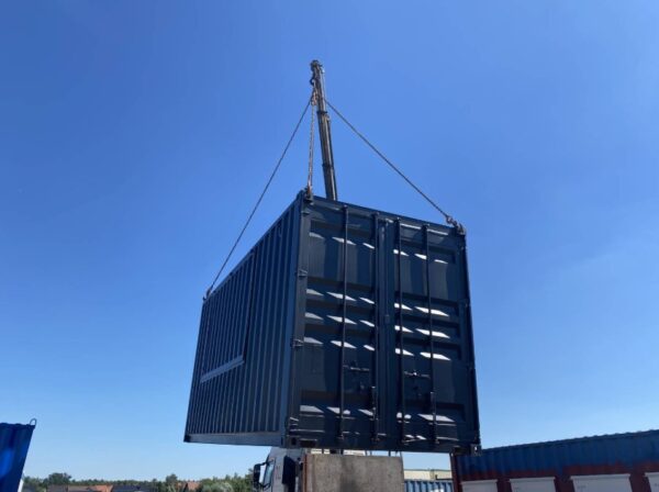 20 Fuß High Cube Restaurationscontainer mit nach oben offener Luke – Bild 3
