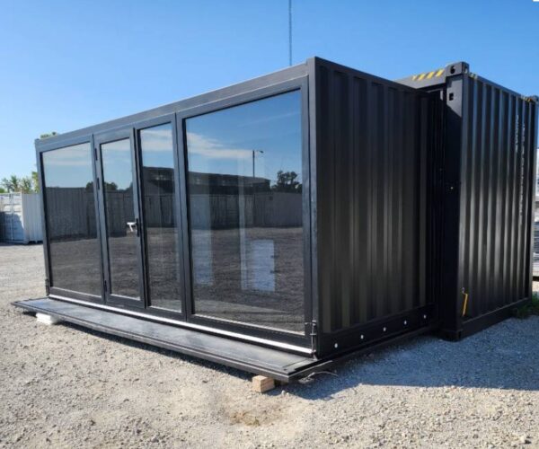 Erweiterbarer Container 20 Ft HC - Mit Bad, Küche und Glasfassade – Bild 5