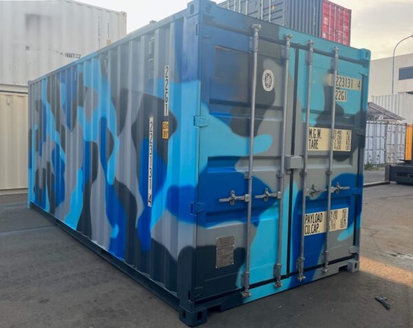 20 Fuß Seecontainer Camouflage – Bild 8