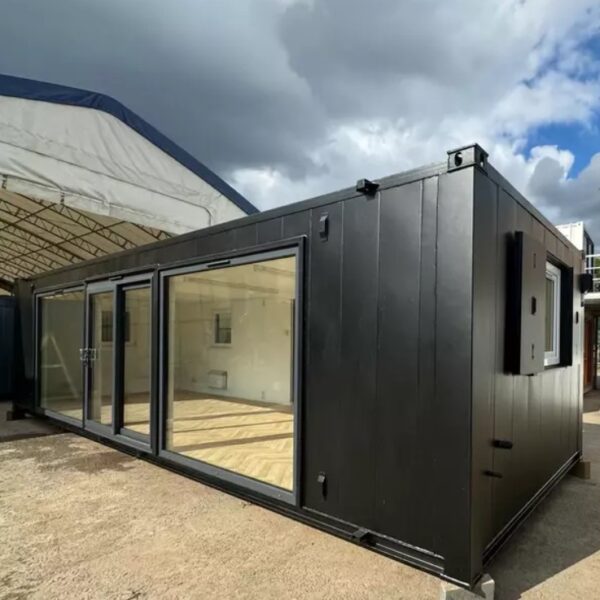 Modularer Container 32 x 10 ft – Büro/Kantine mit Panoramafenstern – Bild 12