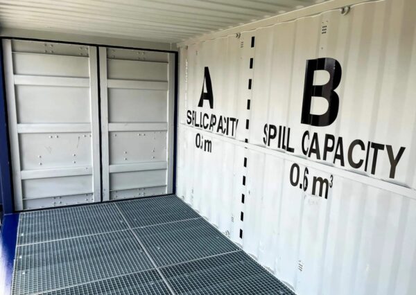 20 Fuß Open Side Seecontainer mit Auffangwanne – Bild 7