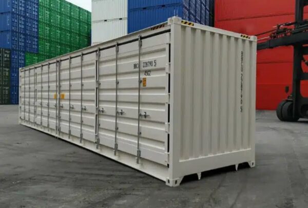 Gebrauchter 40 Fuß High Cube Seecontainer mit Seitenöffnung