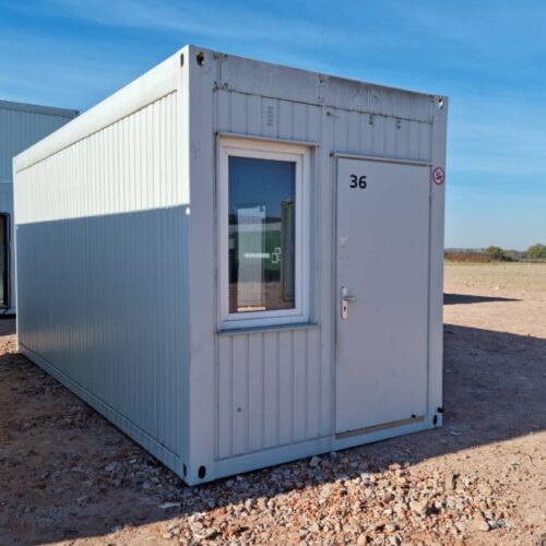 Container Wohnbüro – Ausgestattet mit einem Badezimmer