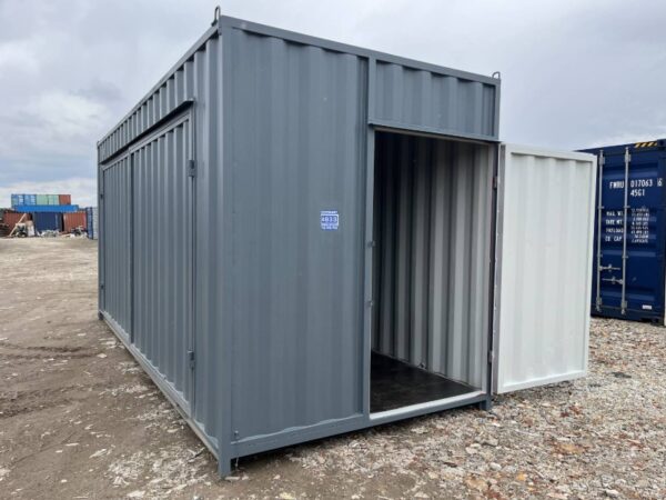 20 Fuß High Cube Seecontainer mit Seitentür + Zusatztür – Bild 7